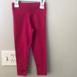 Toddler pink leggings